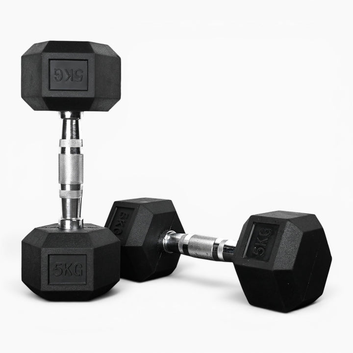 Commercial Hex Dumbbell Pairs 2.5kg-50kg