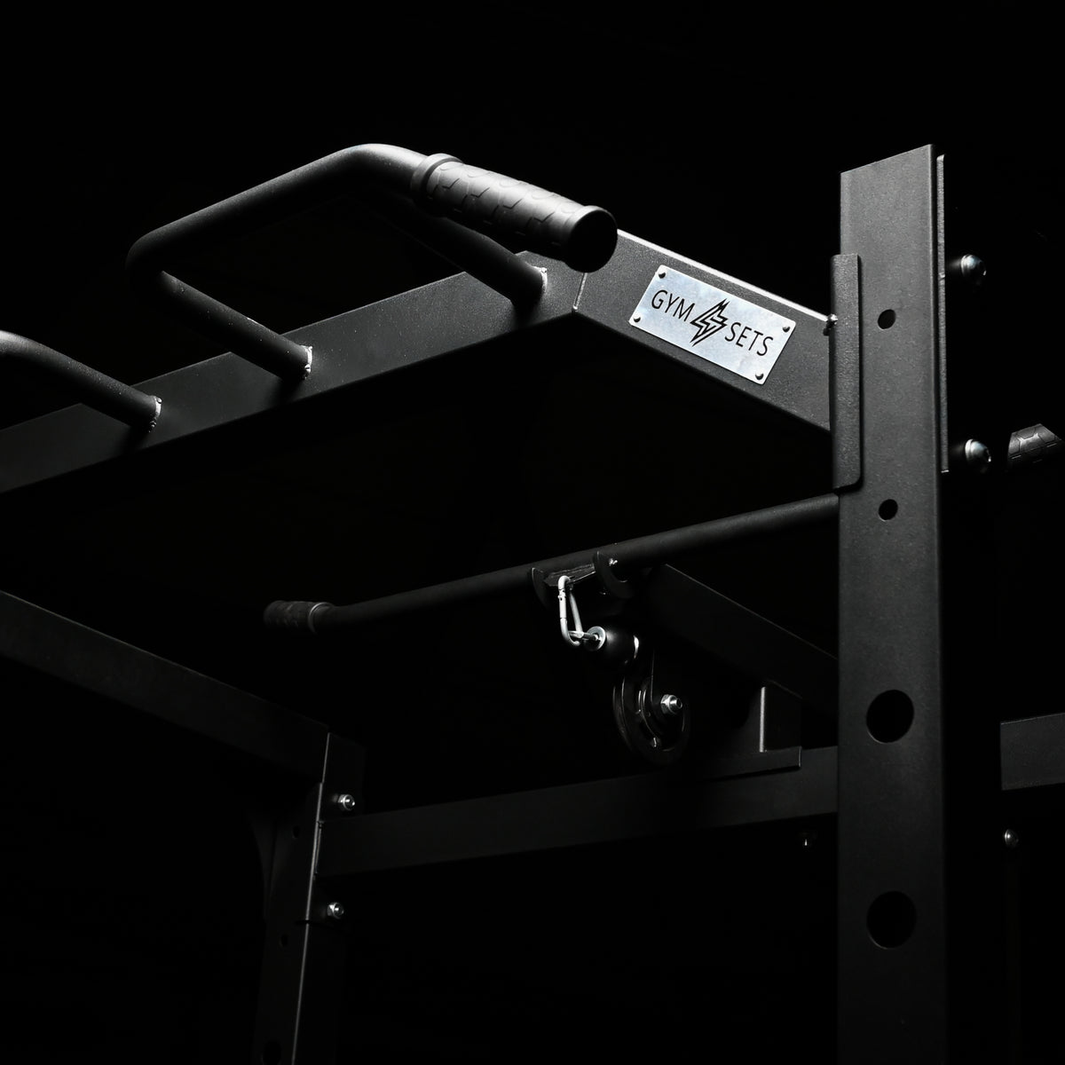 GymSets P100 Power Cage with Cable Machine