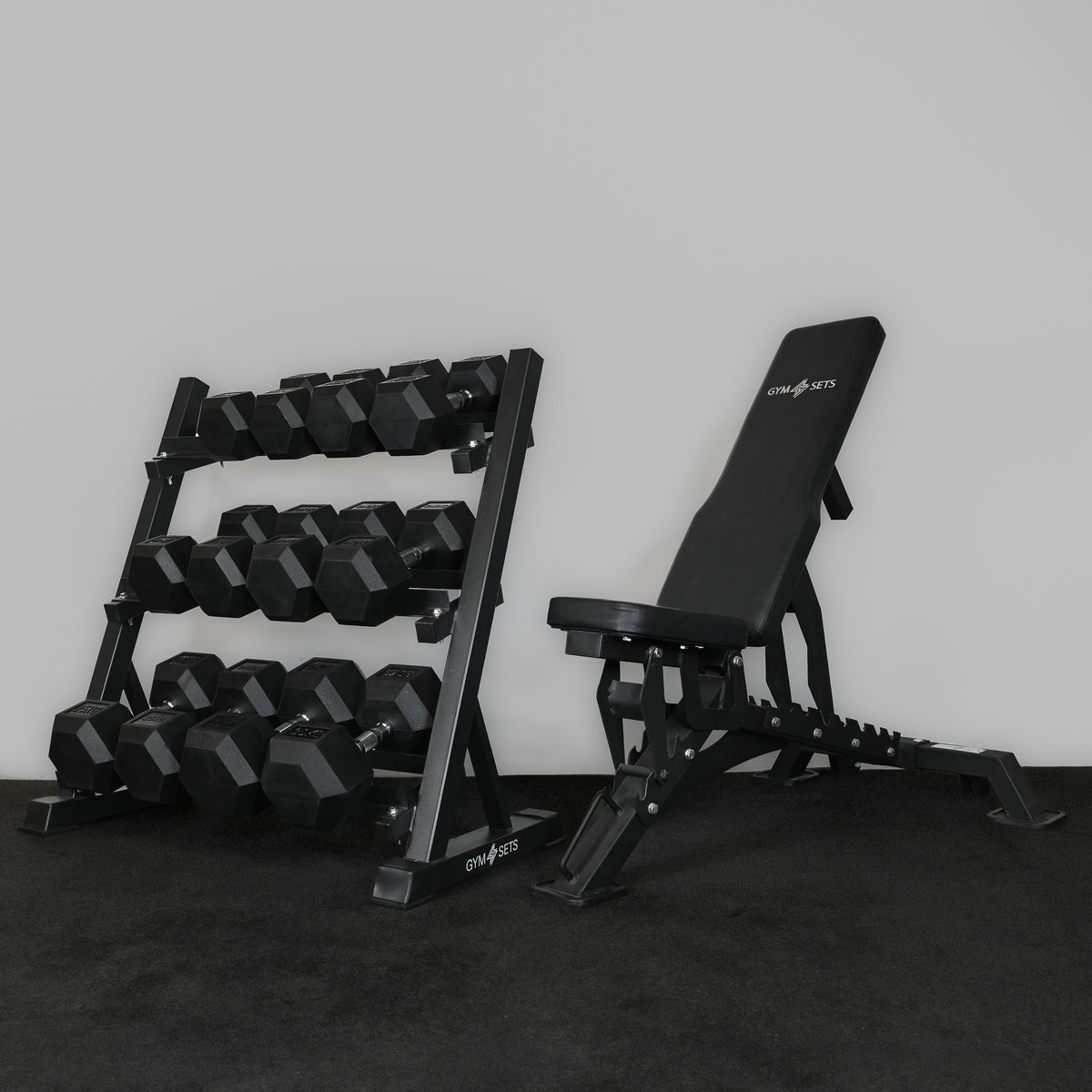 GYMSETS Tri Leg Commercial Gym Weight Bench