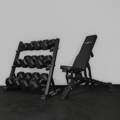 GYMSETS Tri Leg Commercial Gym Weight Bench