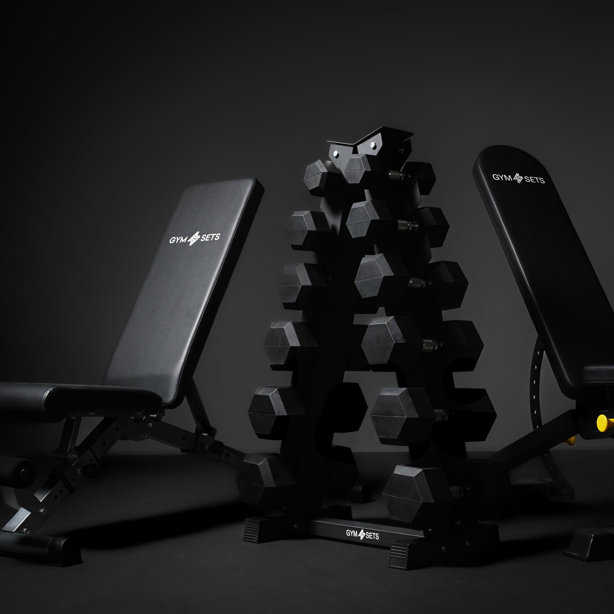 5 & 6 Tier Hex Dumbbell Tree Rack