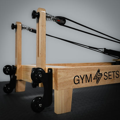 GymSets Studio Oak Reformer Pilates Machine