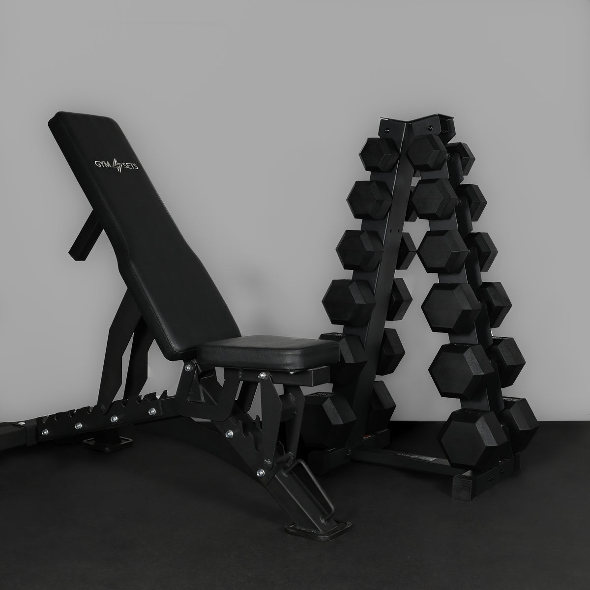 GYMSETS Tri Leg Commercial Gym Weight Bench