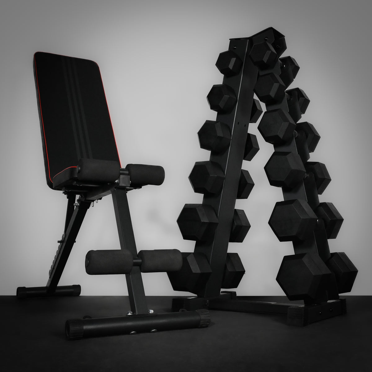 5 & 6 Tier Hex Dumbbell Tree Rack