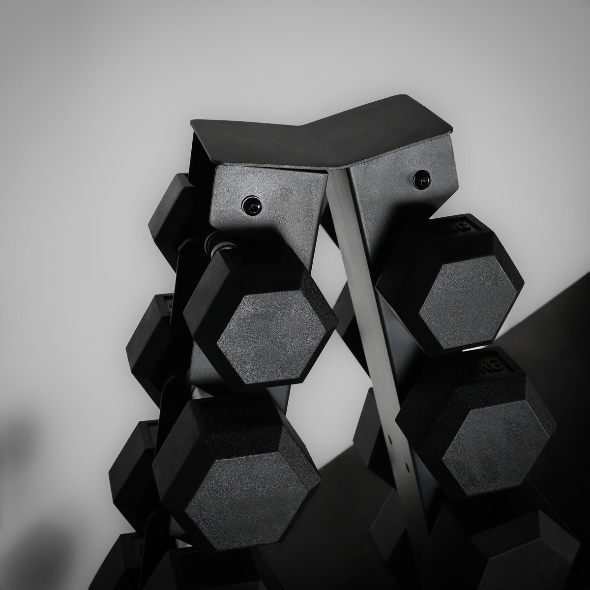 5 & 6 Tier Hex Dumbbell Tree Rack