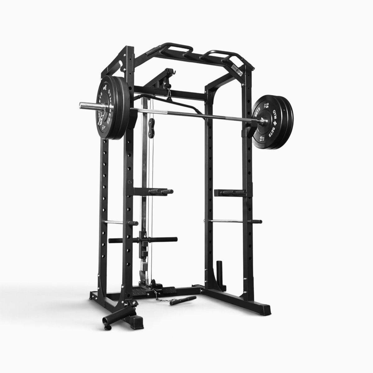GymSets P100 Power Cage with Cable Machine