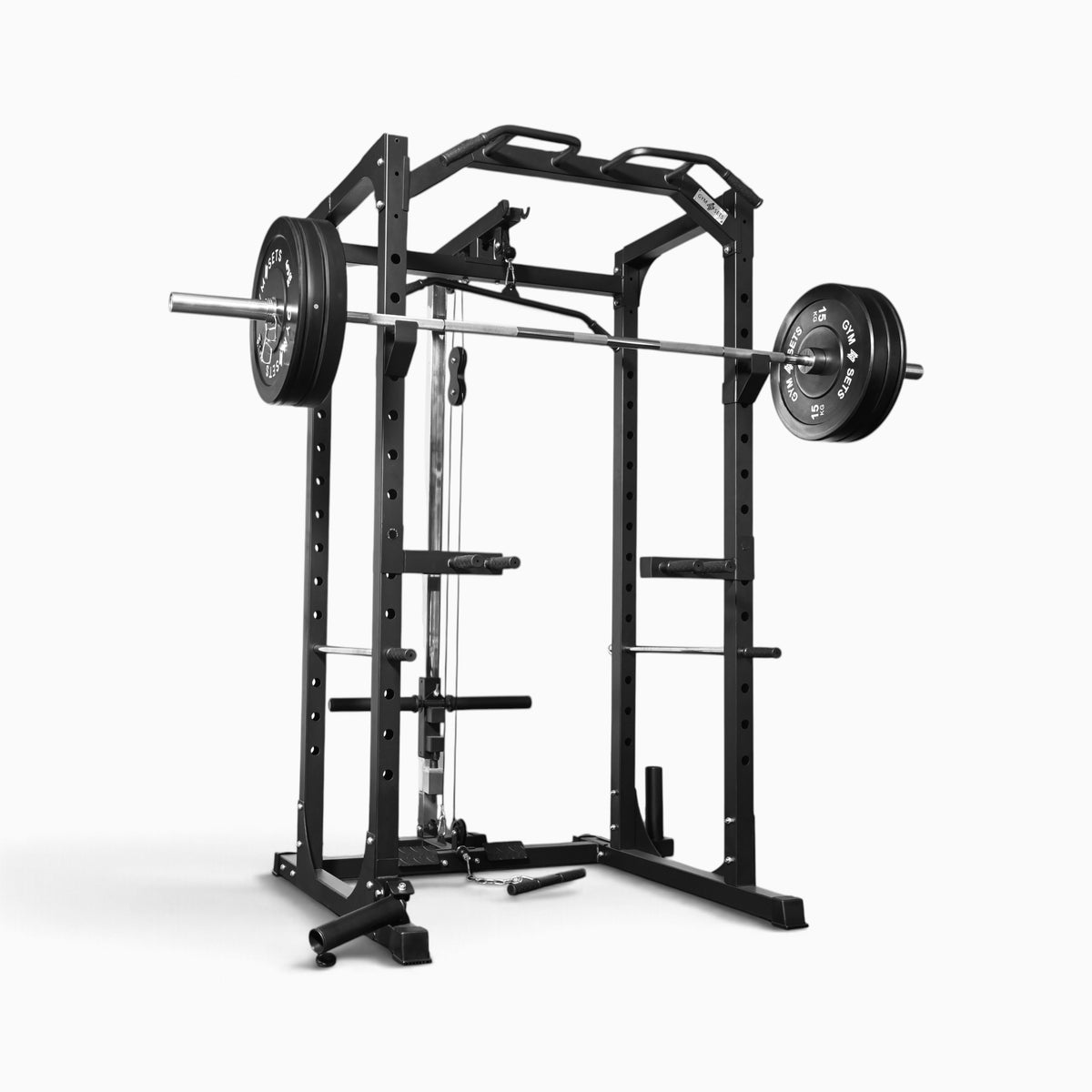 GymSets P100 Power Cage with Cable Machine
