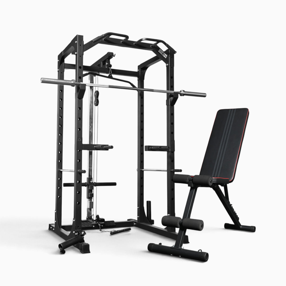 GymSets P100 Power Cage with Cable Machine