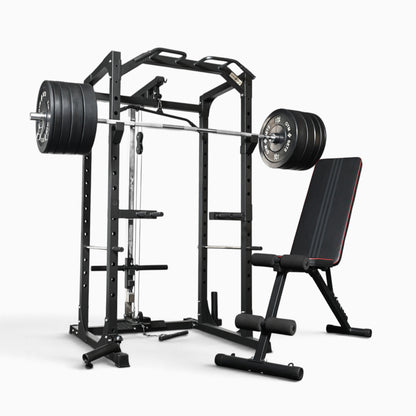 GymSets P100 Power Cage with Cable Machine
