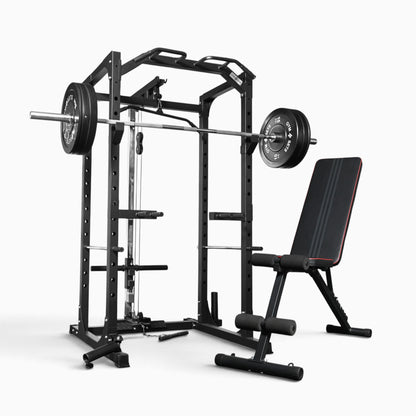 GymSets P100 Power Cage with Cable Machine