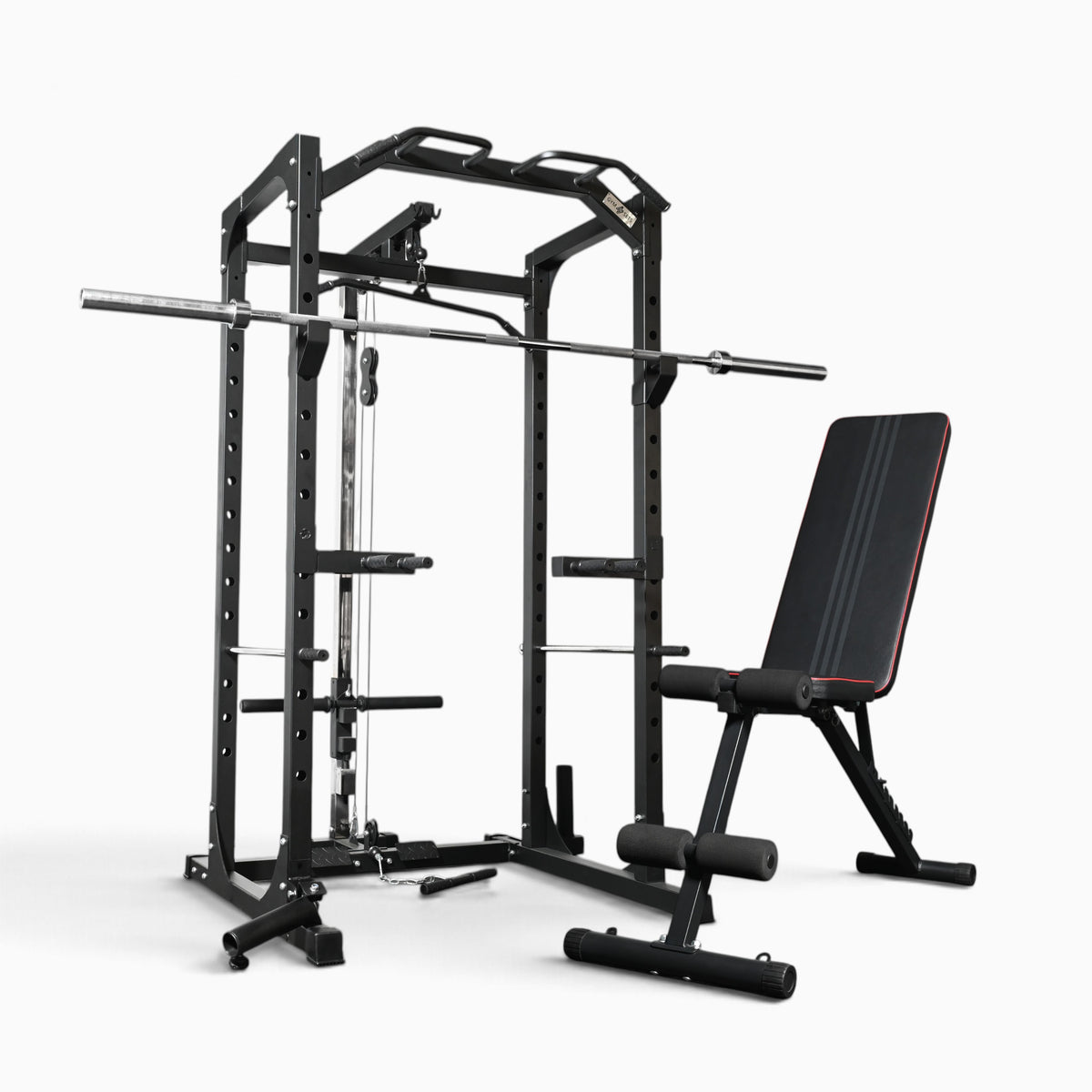 GymSets P100 Power Cage with Cable Machine