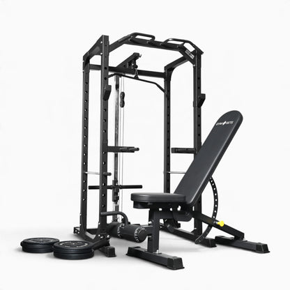 GymSets P100 Power Cage with Cable Machine