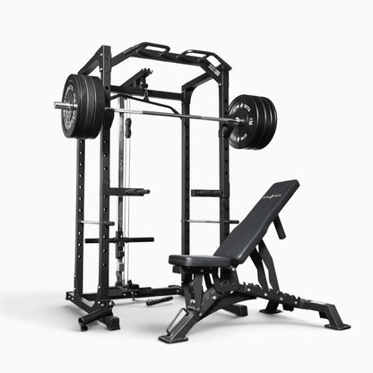 GymSets P100 Power Cage with Cable Machine