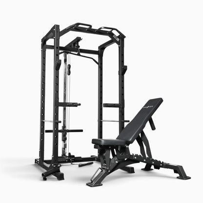 GymSets P100 Power Cage with Cable Machine